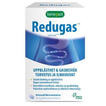 BENEGAST REDUGAS CHEWABLE TABLETS 20 KPL