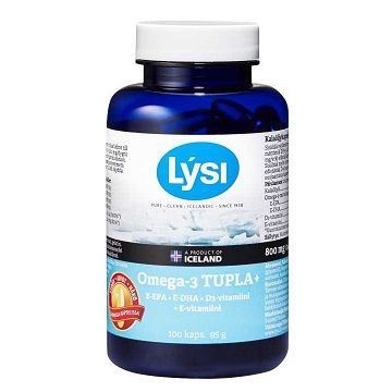 Lysi Omega-3 Tupla+ 800mg 100 kaps