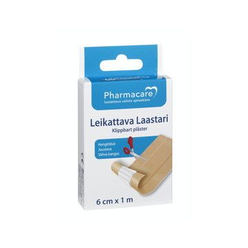 Pharmacare Laastari leikattava 6cmx1m 1 kpl