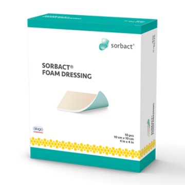SORBACT FOAM 10X10 CM 10 KPL
