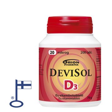 Devisol 20 mikrog imeskelytabletti 200 kpl