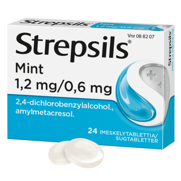 STREPSILS MINT imeskelytabletti 1,2/0,6 mg 24 fol