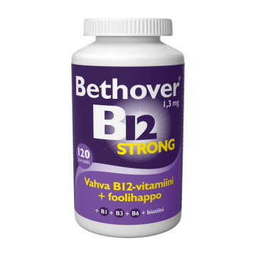 Bethover Vahva B12 Mansikka 120 tabl