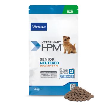 Virbac HPM Dog Senior Neut. Small & Toy 3 kg