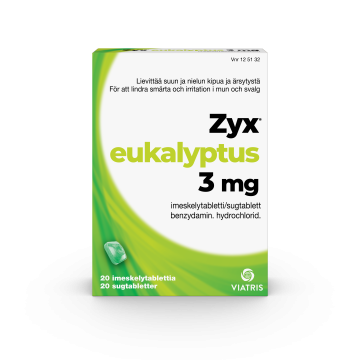 ZYX EUKALYPTUS imeskelytabletti 3 mg 20 fol
