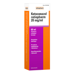 KETOCONAZOL RATIOPHARM shampoo 20 mg/ml 60 ml