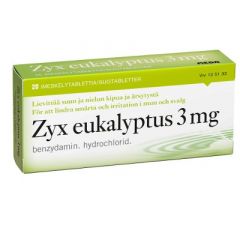 ZYX EUKALYPTUS 3 mg imeskelytabl 20 fol