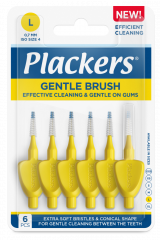 Plackers Gentle Brush L 0.7 mm hammasväliharja 6 kpl