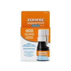 ZONNIC PEPPERMINT 1 mg/suihke sumute suuonteloon, liuos (2x15 ml)2x200 annosta